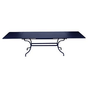 Table rallonge ROMANE Fermob bleu abysse