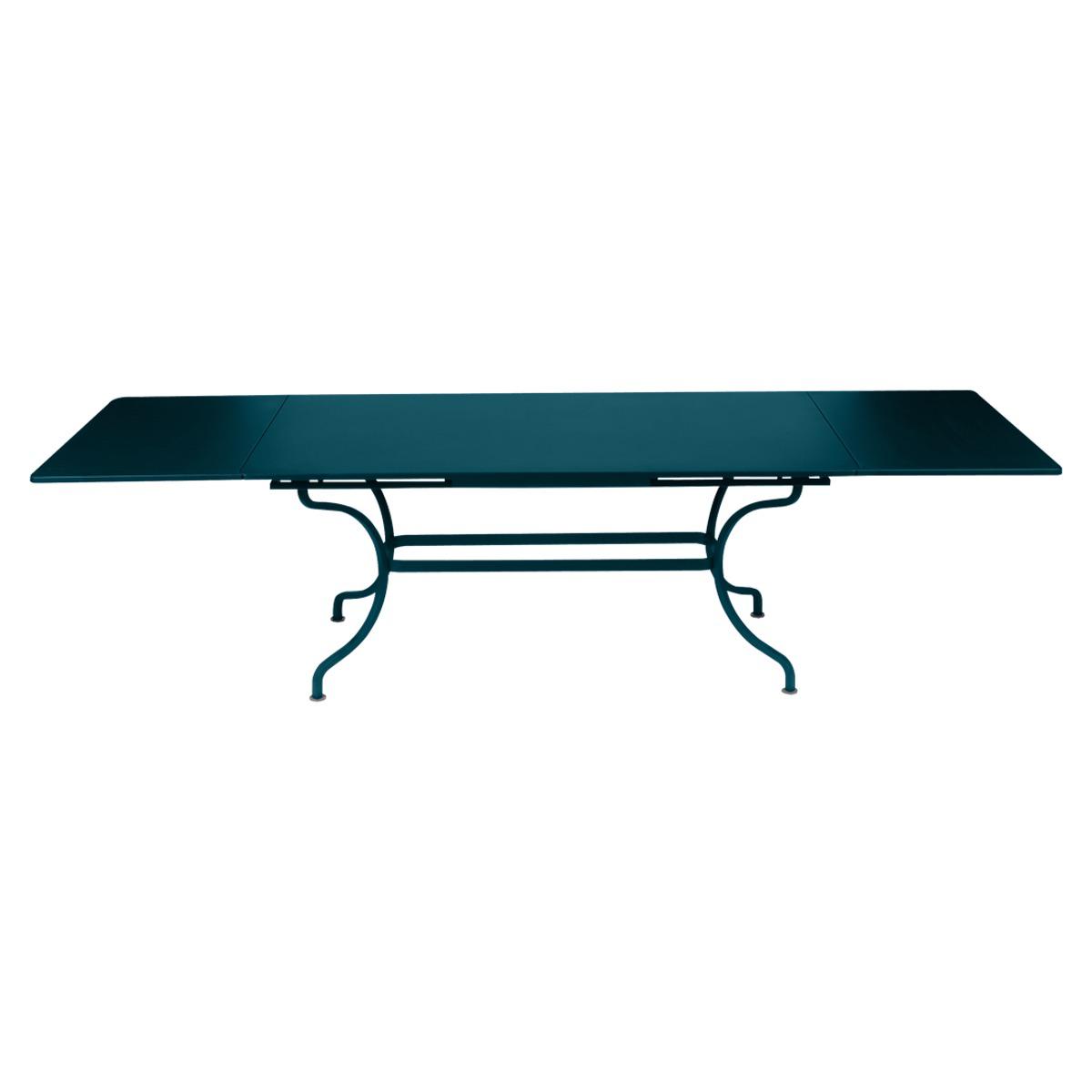 Table rallonge ROMANE Fermob bleu acapulco