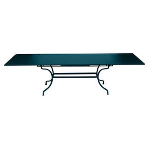 Table rallonge ROMANE Fermob bleu acapulco