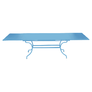 Table rallonge ROMANE Fermob bleu maya