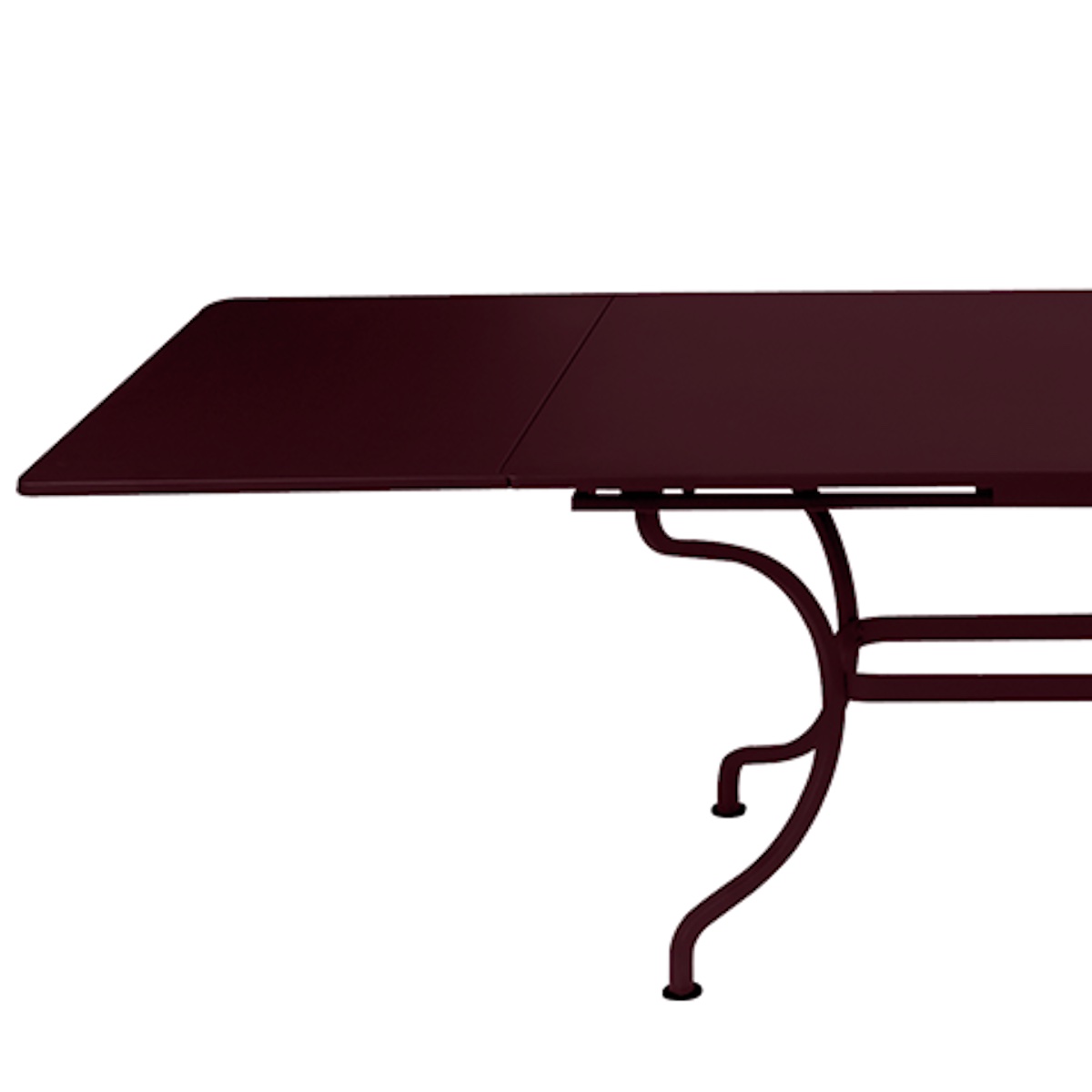 Table rallonge ROMANE Fermob cerise noir