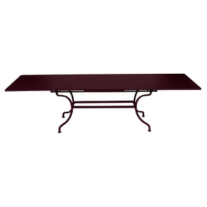 Table rallonge ROMANE Fermob cerise noir
