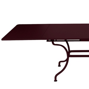 Table rallonge ROMANE Fermob cerise noir