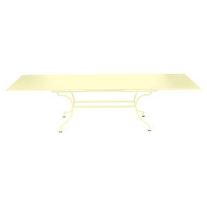 Table rallonge ROMANE Fermob citron givré