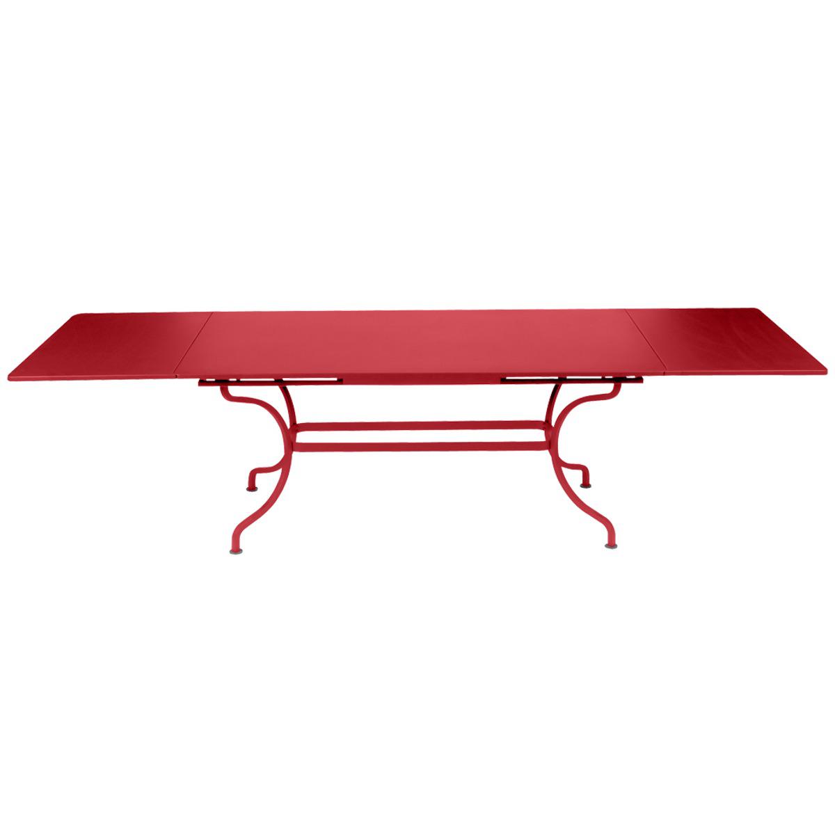 Table rallonge ROMANE Fermob coquelicot