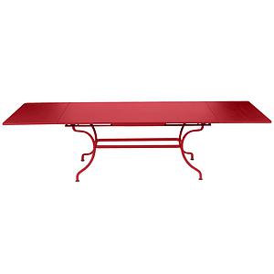 Table rallonge ROMANE Fermob coquelicot