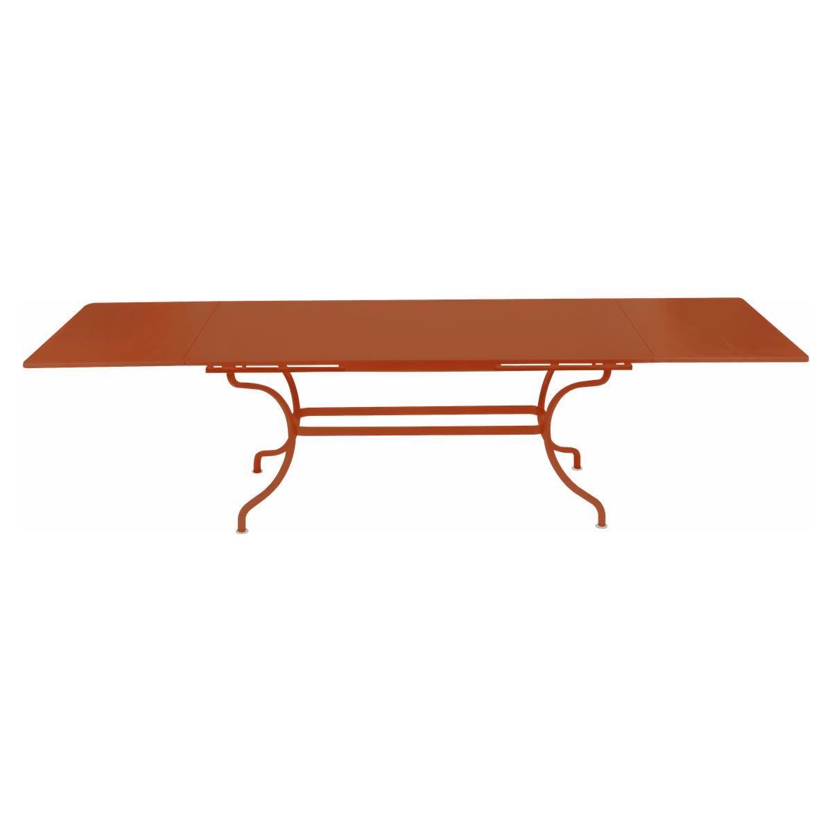 Table rallonge ROMANE Fermob orange confite