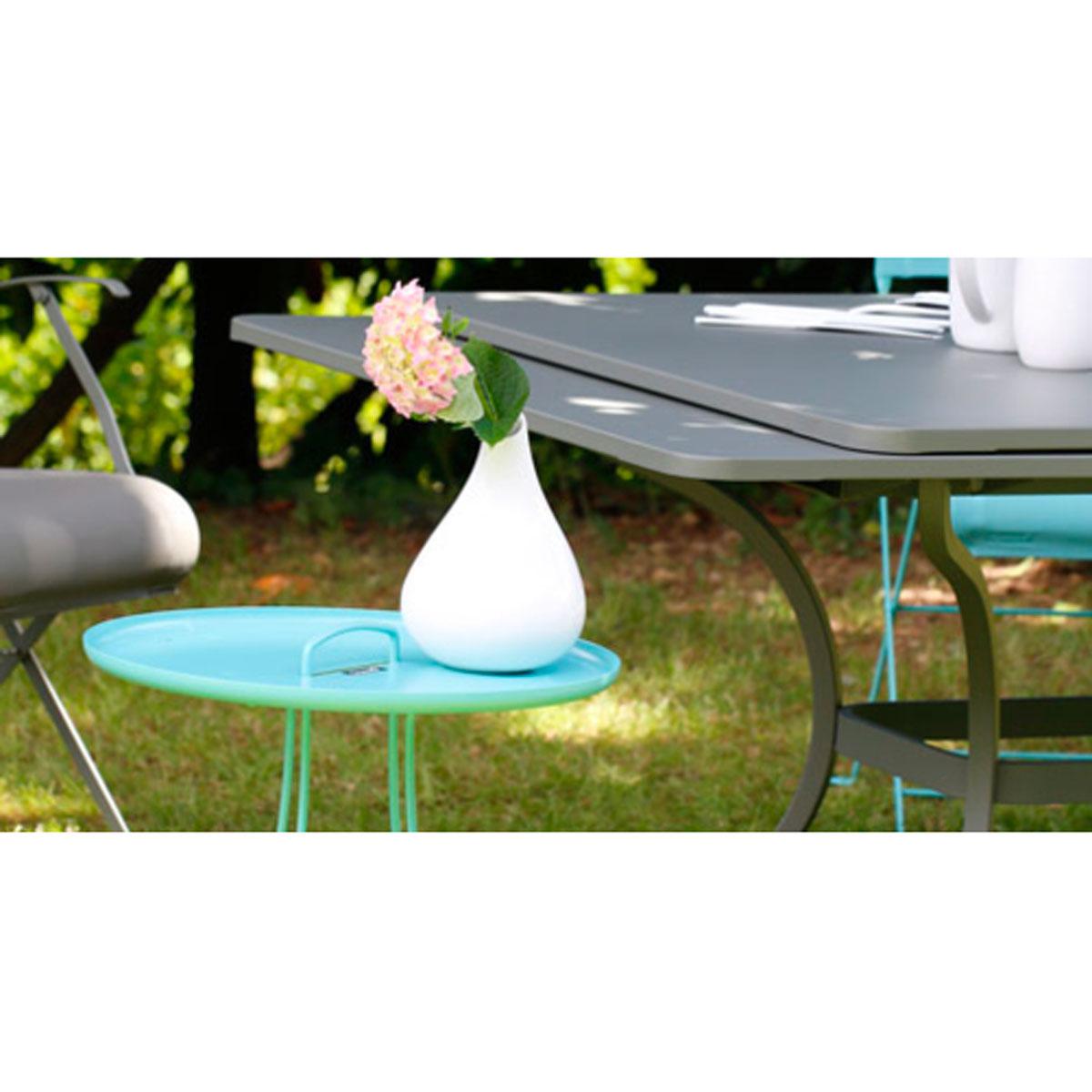 Table rallonge ROMANE Fermob piment