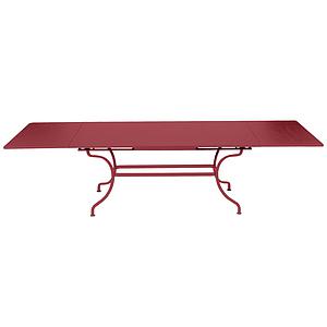 Table rallonge ROMANE Fermob piment