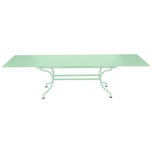 Table rallonge ROMANE Fermob vert opaline