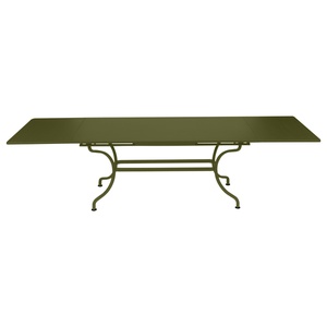 Table rallonge ROMANE Fermob vert pesto