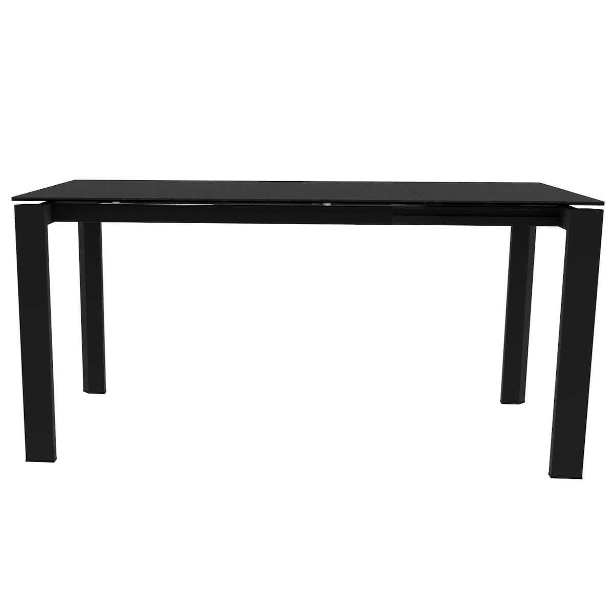 Table rectangulaire extensible DUCA Calligaris céramique verre pierre