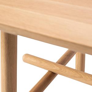 Table réunion haute 100x220cm PROFILE Ethnicraft chêne