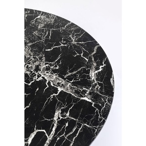Table ronde 110cm VENETO Kare Design marbre noir