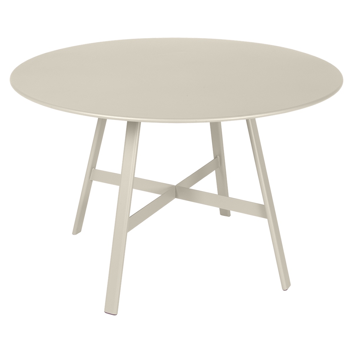 Table ronde 117 cm SO'O Fermob gris argile 