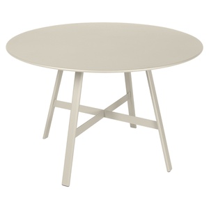 Table ronde 117 cm SO'O Fermob gris argile 