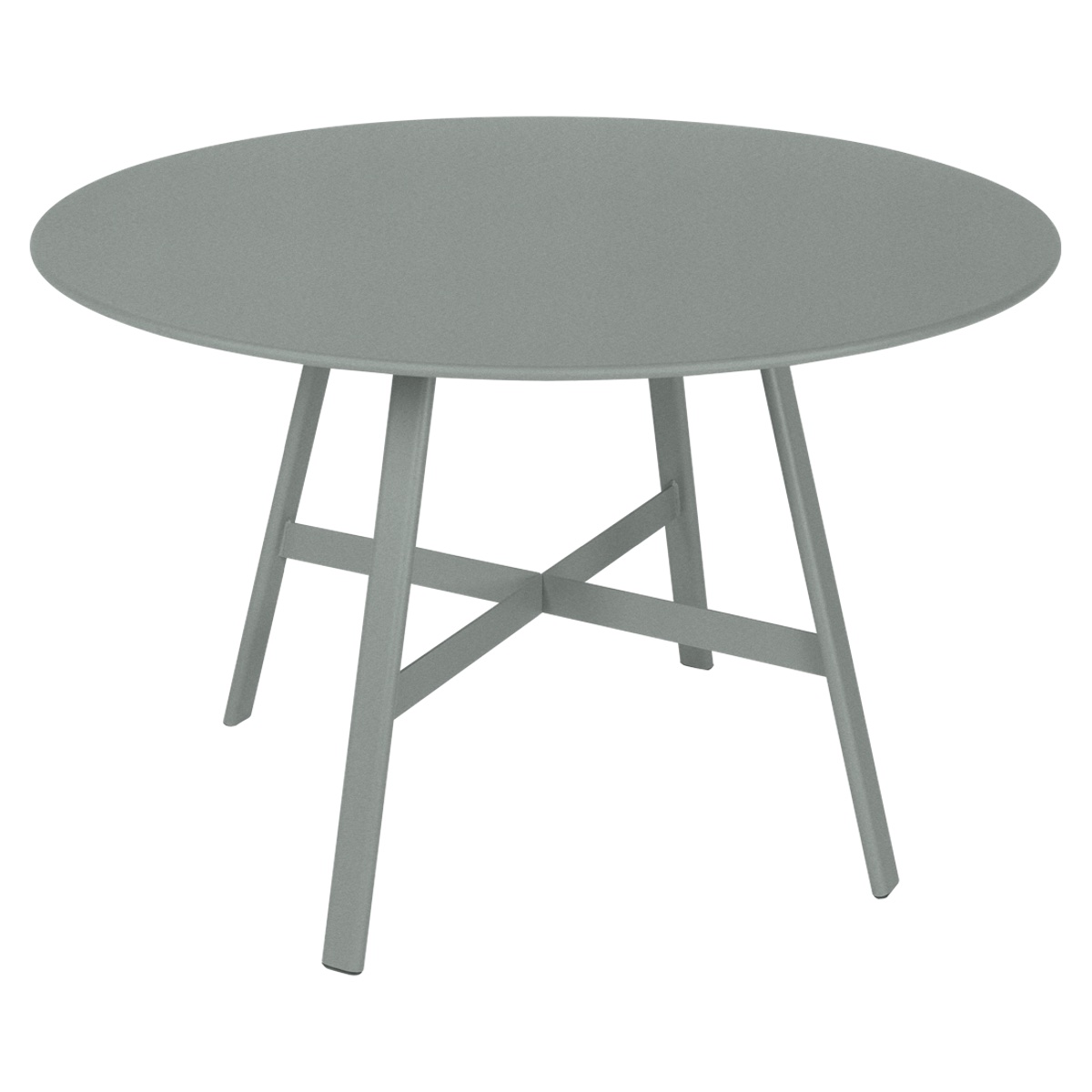 Table ronde 117 cm SO'O Fermob gris lapilli 