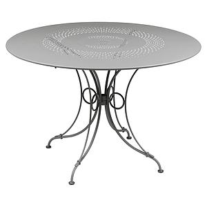 Table ronde 117cm 1900 Fermob gris métal