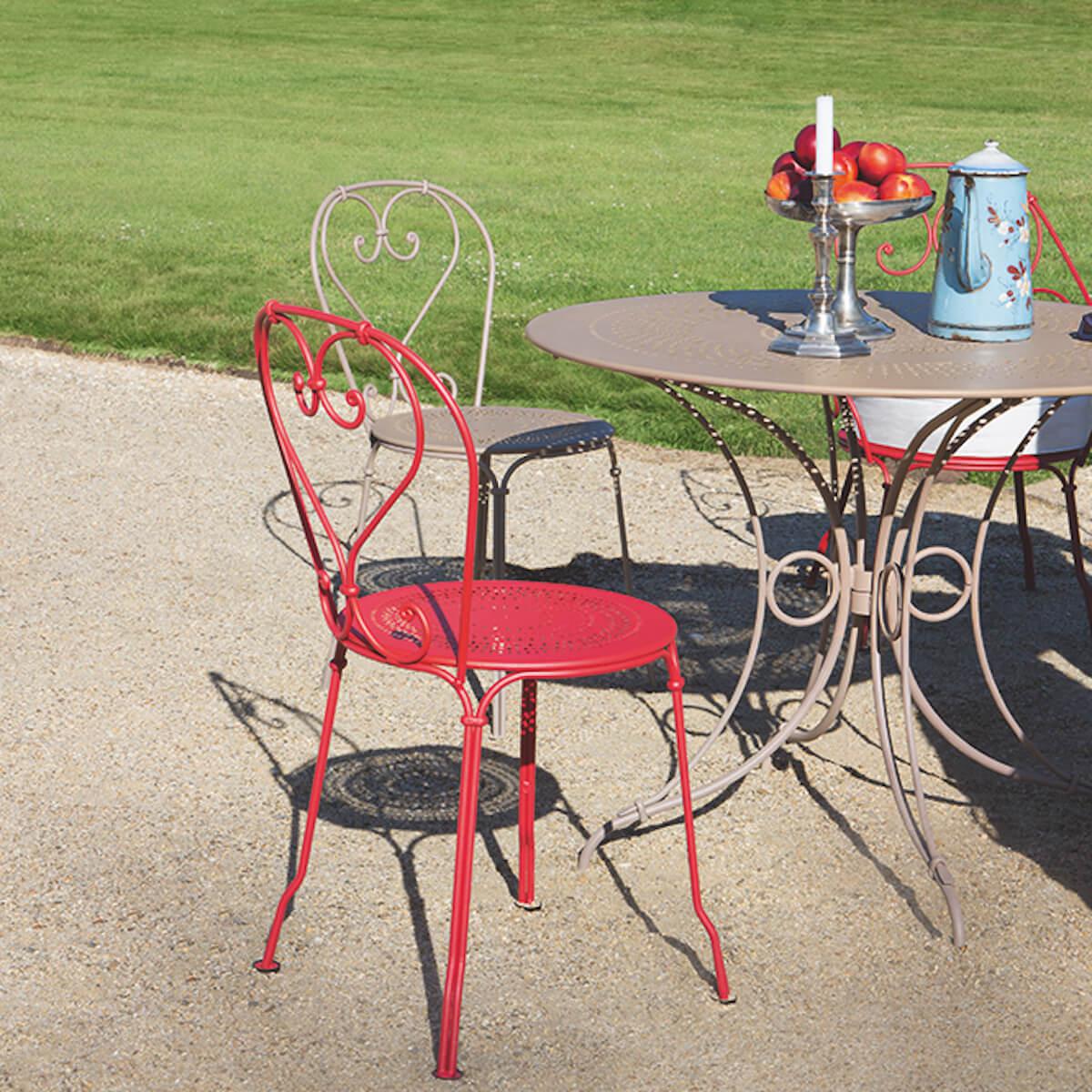 Table ronde 117cm 1900 Fermob lagune