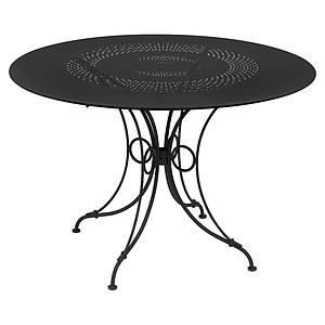 Table ronde 117cm 1900 Fermob réglisse