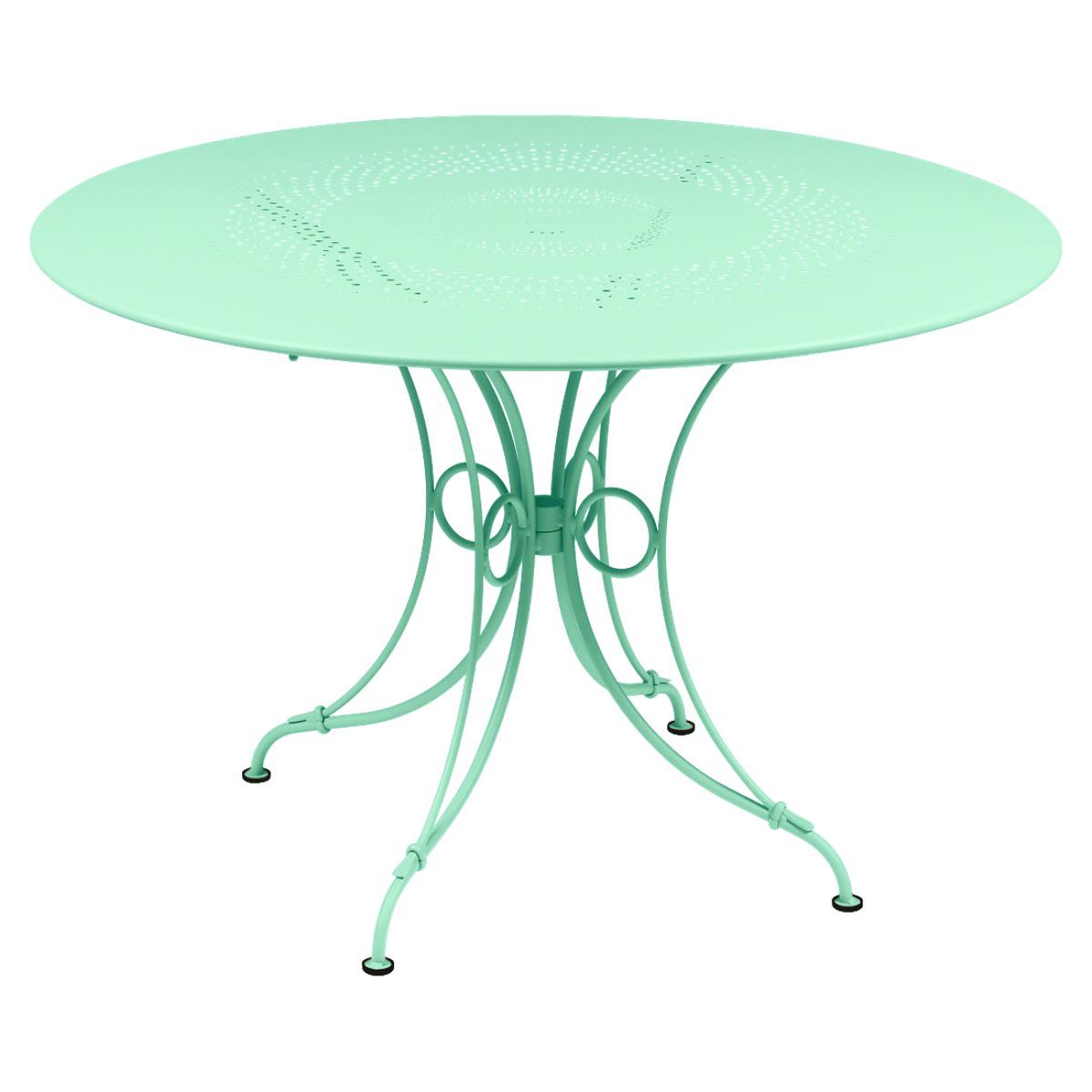 Table ronde 117cm 1900 Fermob vert opaline