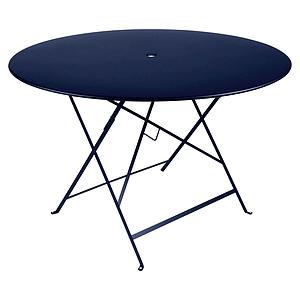Table ronde 117cm BISTRO Fermob Bleu Abysse