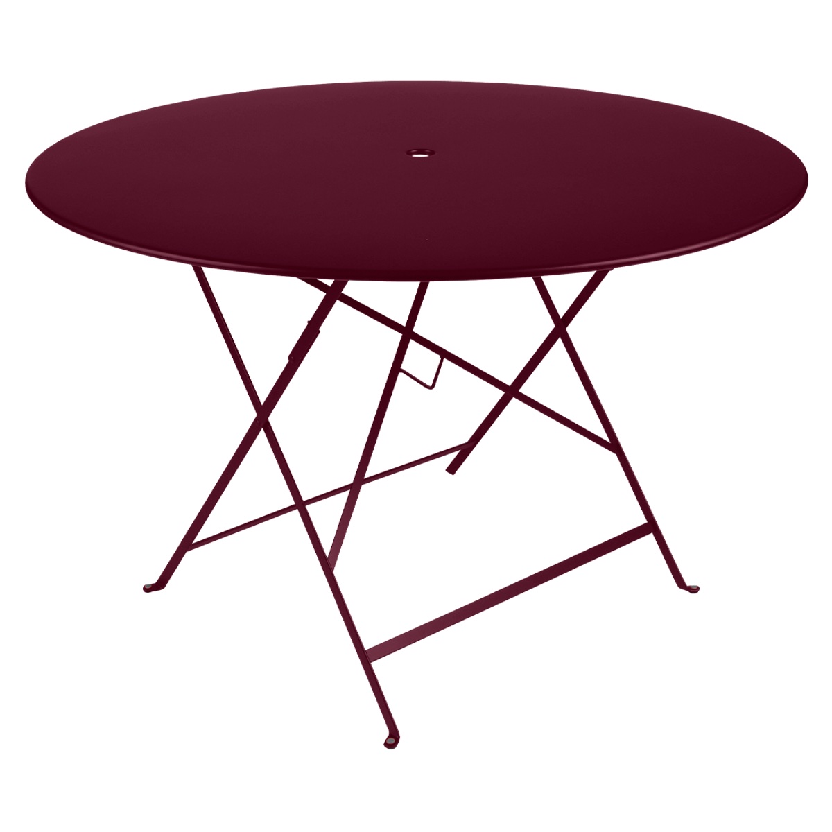 Table ronde 117cm BISTRO Fermob Cerise noire