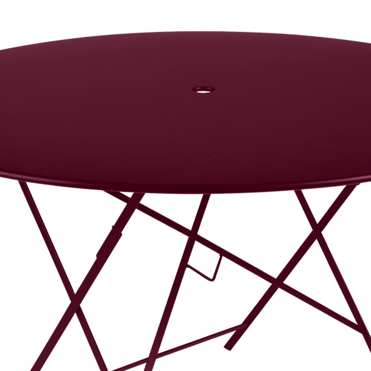Table ronde 117cm BISTRO Fermob Cerise noire