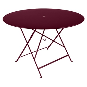 Table ronde 117cm BISTRO Fermob Cerise noire