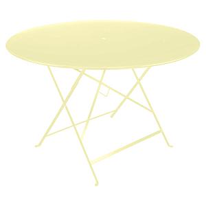 Table ronde 117cm BISTRO Fermob citron givré