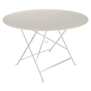 Table ronde 117cm BISTRO Fermob gris argile