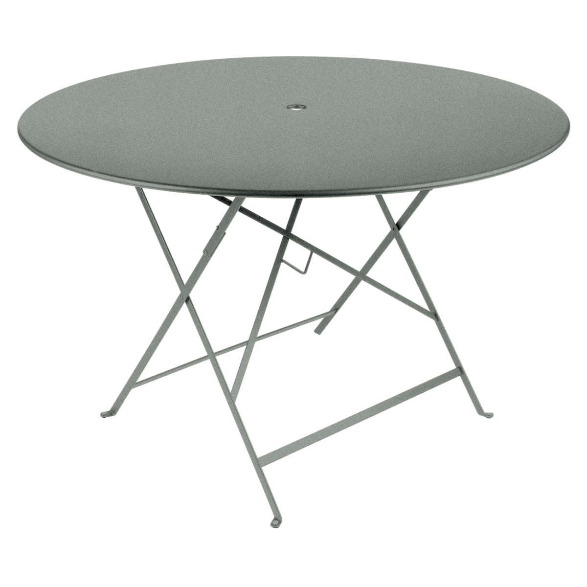 Table ronde 117cm BISTRO Fermob gris lapilli