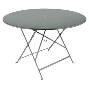 Table ronde 117cm BISTRO Fermob gris lapilli