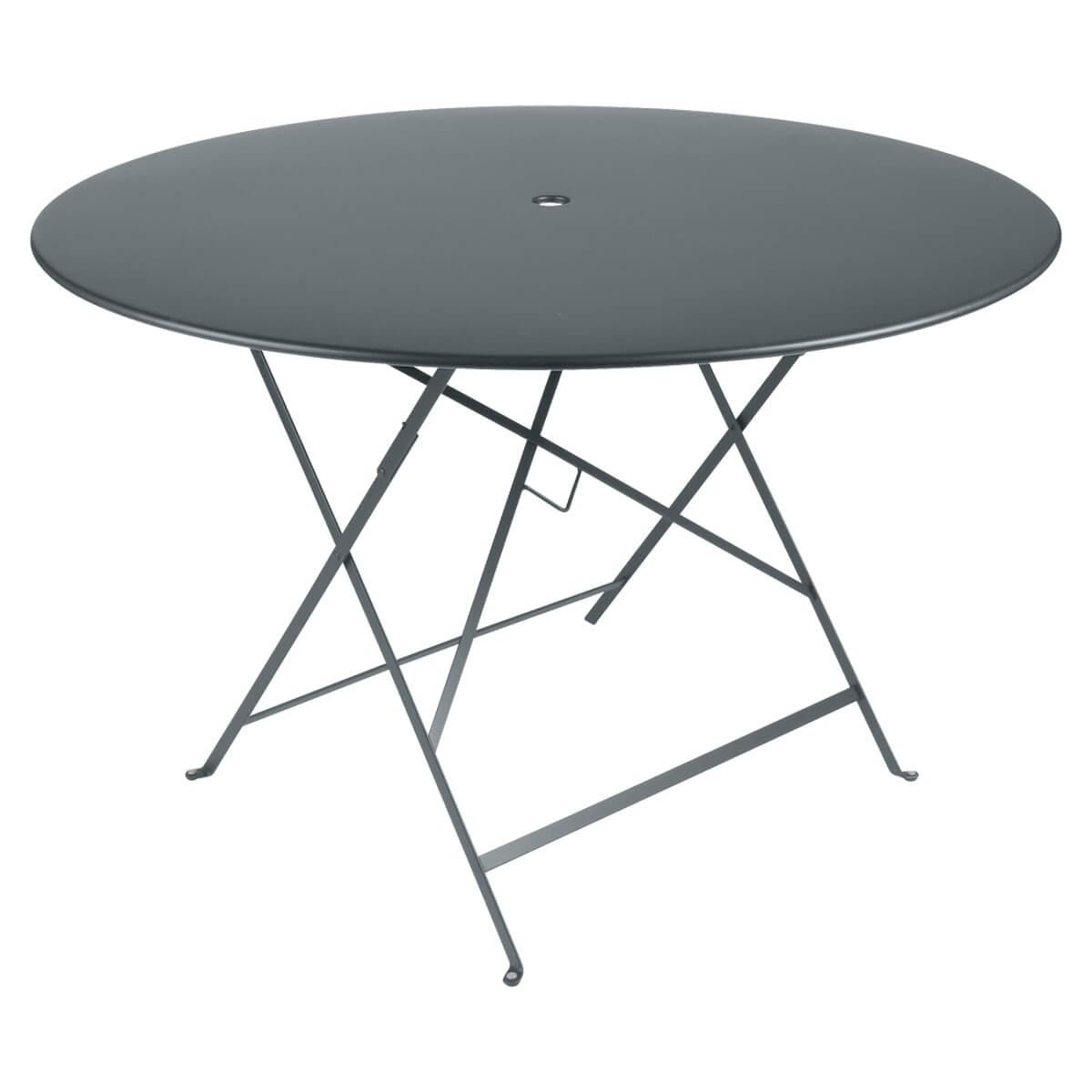 Table ronde 117cm BISTRO Fermob gris orage