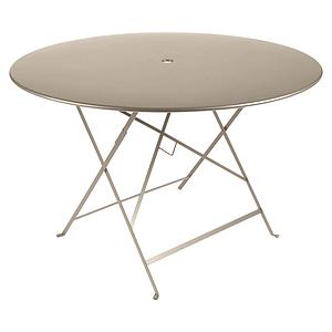 Table ronde 117cm BISTRO Fermob muscade