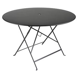 Table ronde 117cm BISTRO Fermob noir réglisse