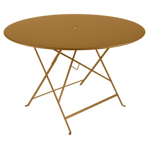 Table ronde 117cm BISTRO Fermob pain d'épices 