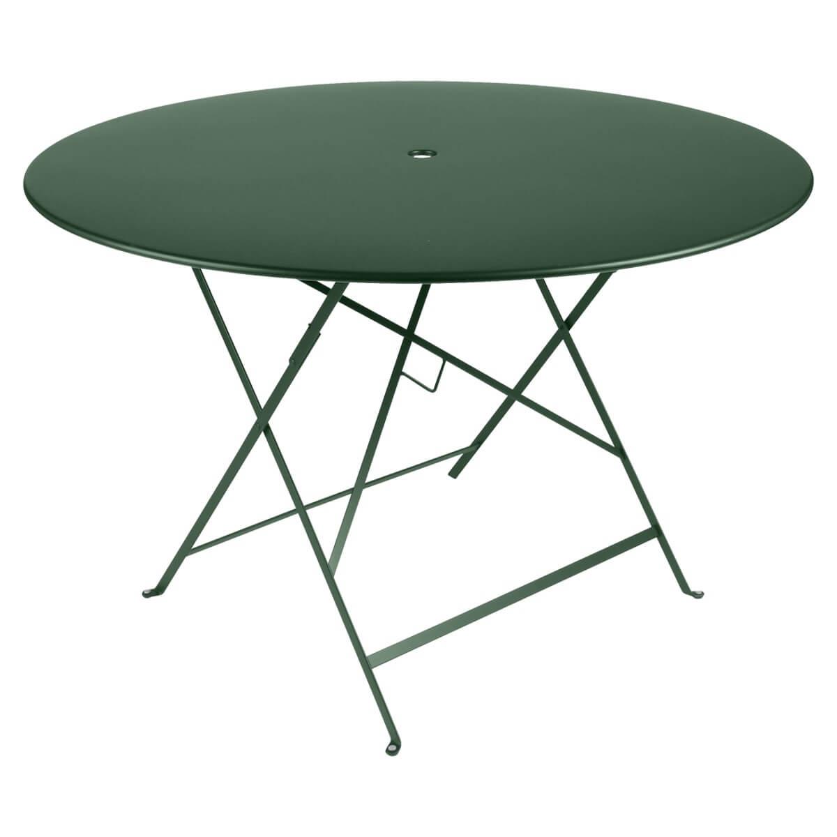 Table ronde 117cm BISTRO Fermob vert cèdre