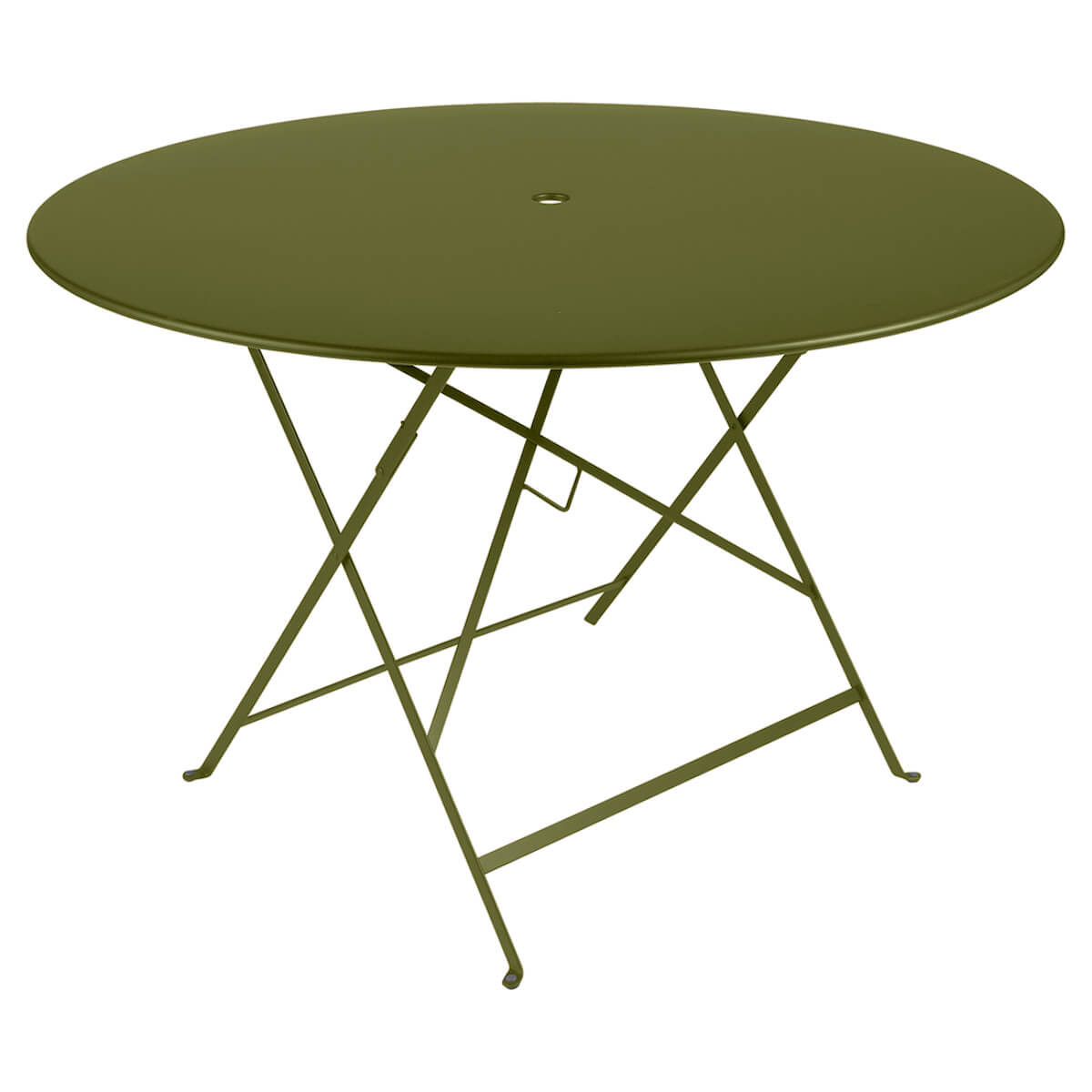 Table ronde 117cm BISTRO Fermob vert pesto