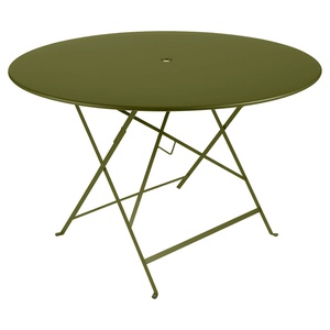 Table ronde 117cm BISTRO Fermob vert pesto