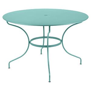 Table ronde 117cm OPERA Fermob bleu lagune