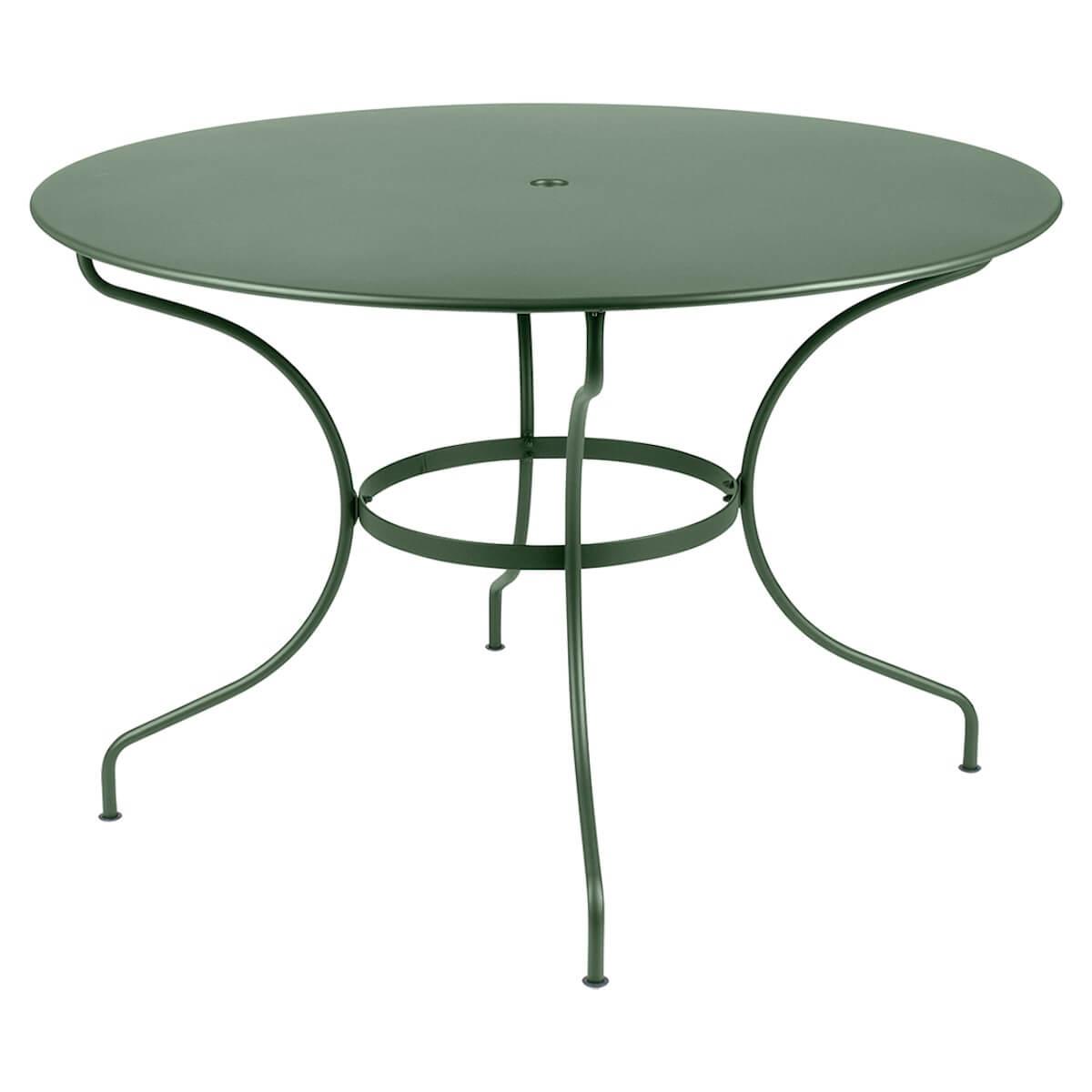 Table ronde 117cm OPERA + Fermob cactus
