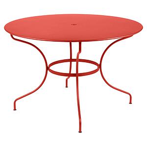 Table ronde 117cm OPERA Fermob capucine