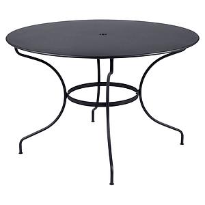 Table ronde 117cm OPERA + Fermob carbone
