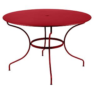 Table ronde 117cm OPERA Fermob coquelicot