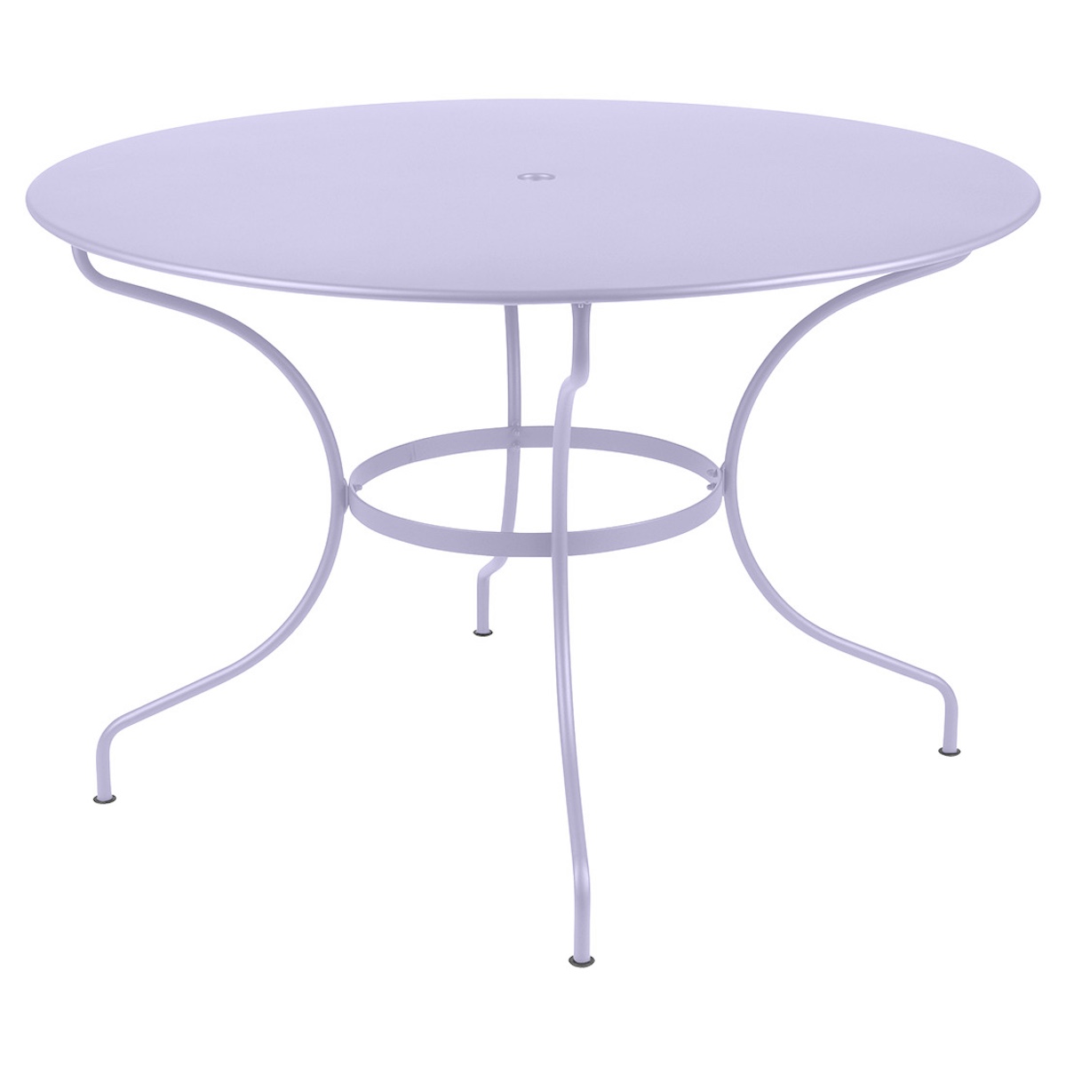 Table ronde 117cm OPERA + Fermob guimauve