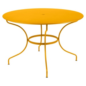 Table ronde 117cm OPERA + Fermob miel NEW