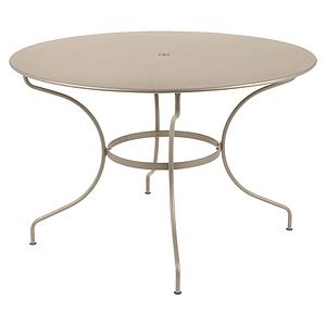 Table ronde 117cm OPERA + Fermob muscade