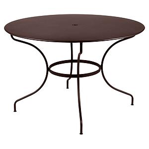 Table ronde 117cm OPERA Fermob rouille