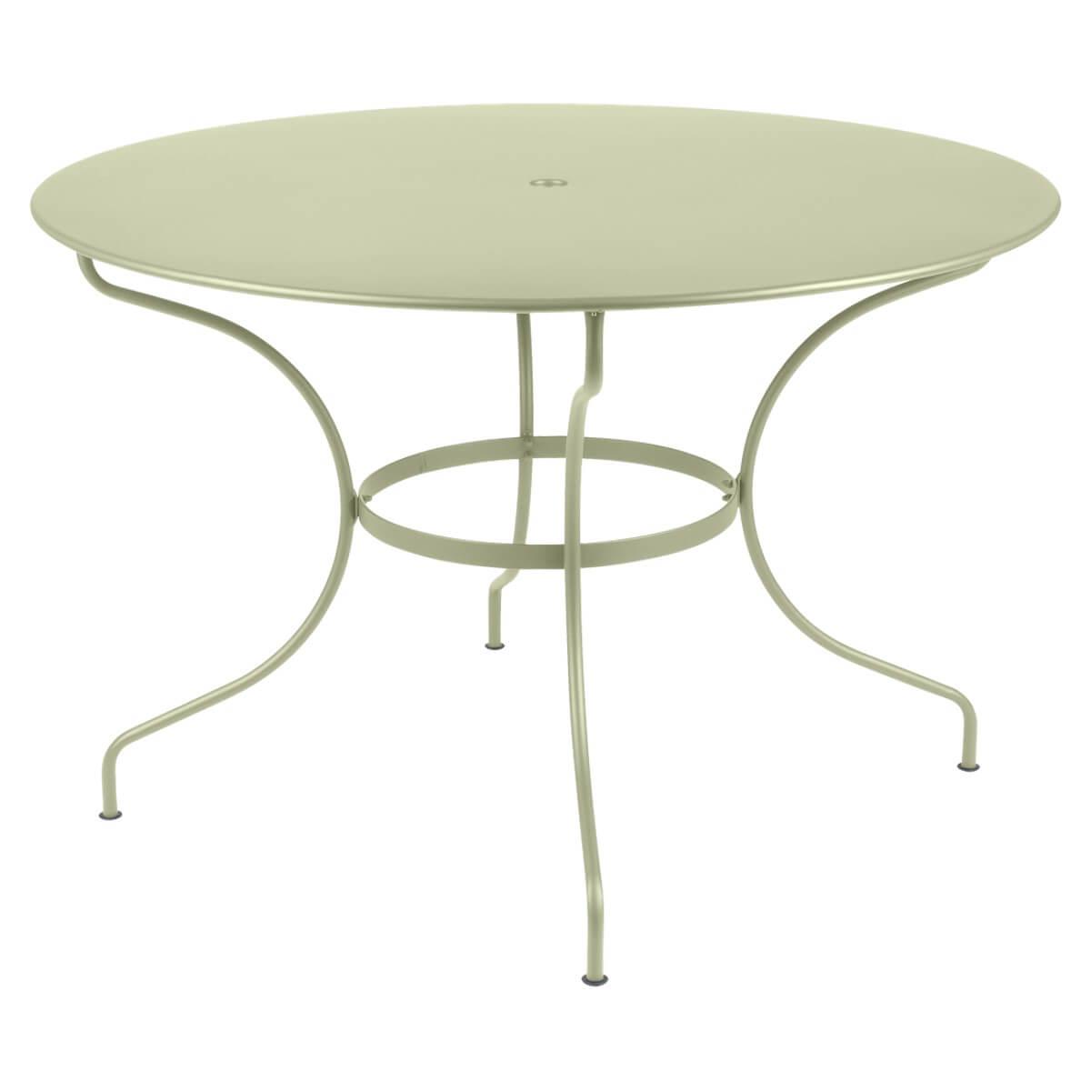 Table ronde 117cm OPERA + Fermob tilleul
